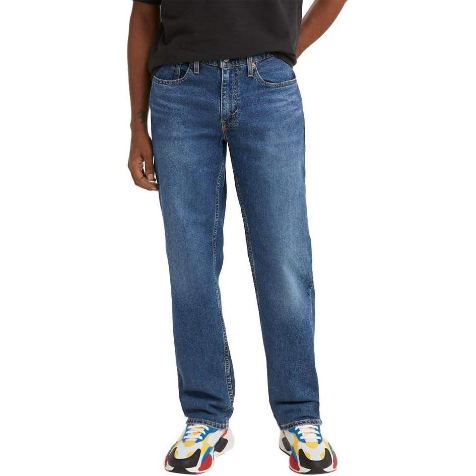 imageLevis Mens 514 Straight Fit Cut Jeans Also available in Big amp TallGoth Twist My Finger Dark Indigo