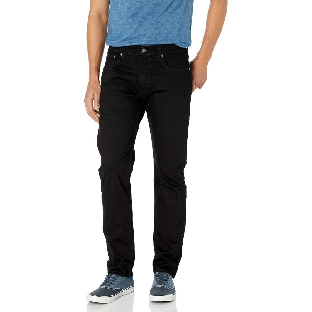 imageLevis Mens 559 Lined PantNative Cali Black Stretch