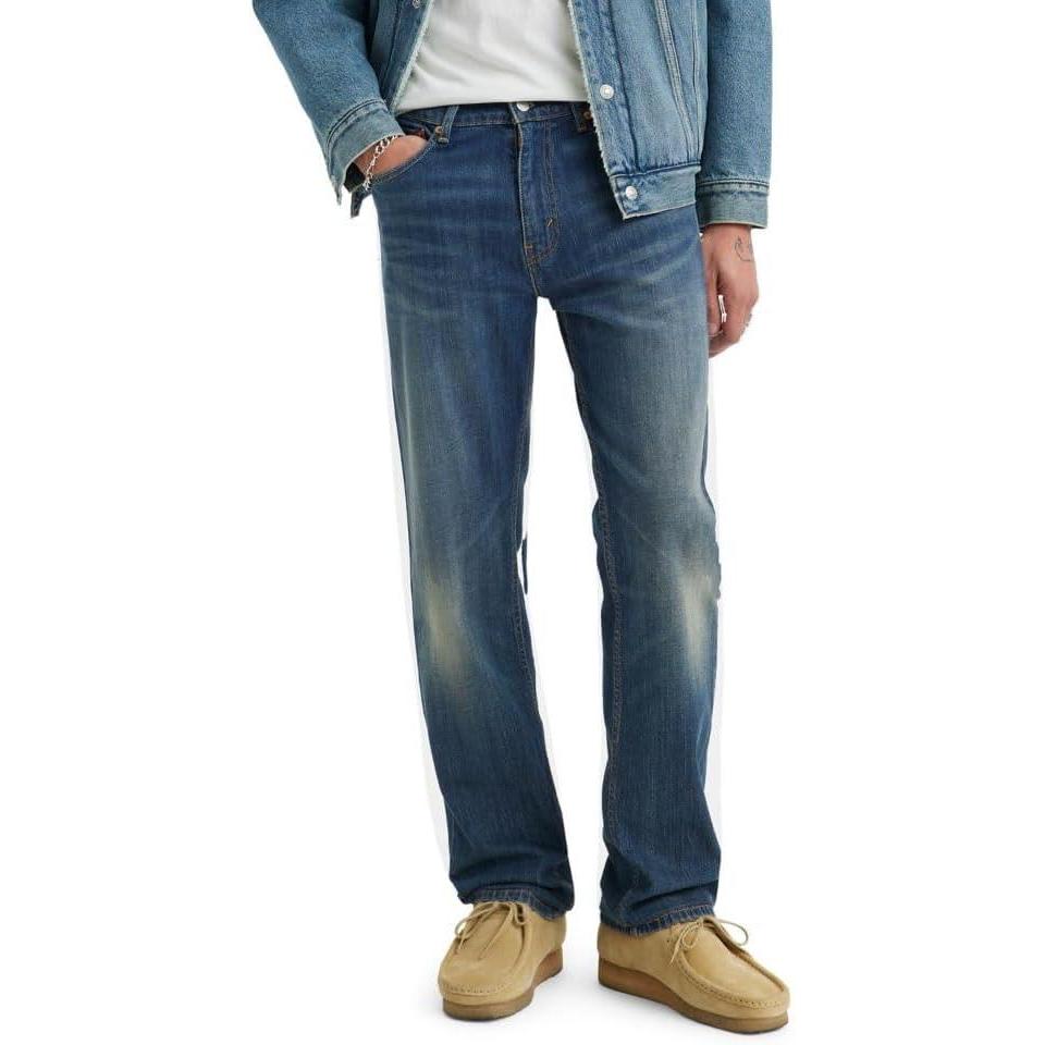 imageLevis Mens 569 Loose Straight Fit JeansLet It Lie