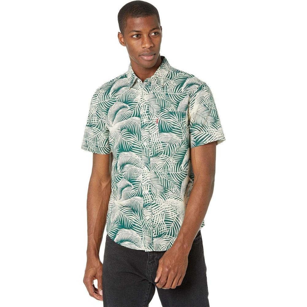 imageLevis Mens Classic 1 Pocket Short Sleeve Button Up Shirt Also Available in BigNeutrals