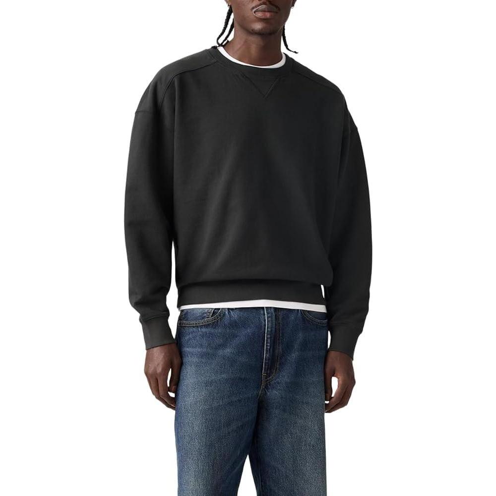imageLevis Mens Delany Crewneck SweatshirtNew Jet Black
