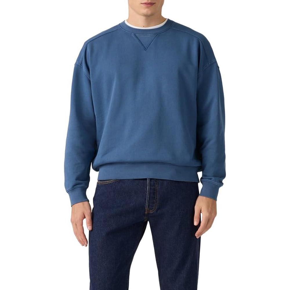 imageLevis Mens Delany Crewneck SweatshirtNew Sunshine Blue