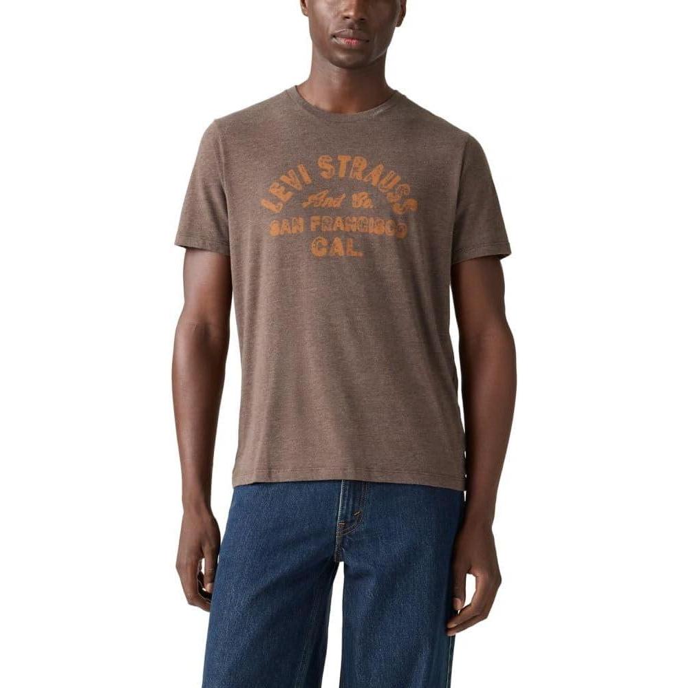 imageLevis Mens Graphic Tee Also Available in Big amp TallNew Burlap Stack Bracken