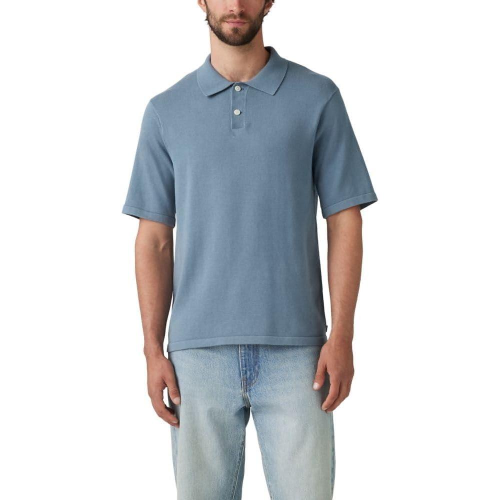 imageLevis Mens Sweater PoloSteam Blue