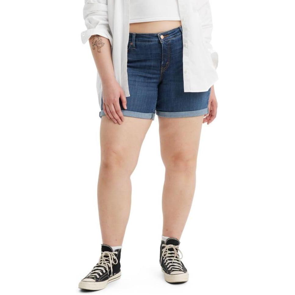 imageLevis Womens MidLength ShortsNew Stop the Confusion Plus