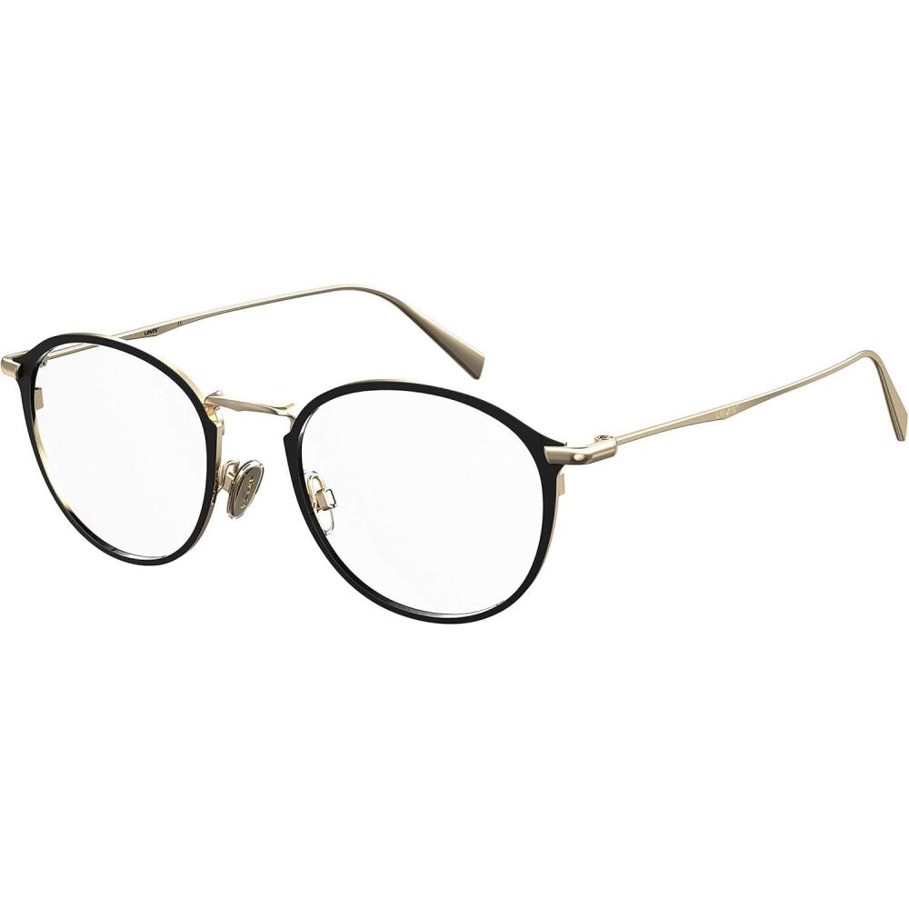 imageLevis mens LV 5001 Oval Prescription Eyeglass FramesMatte Black Gold