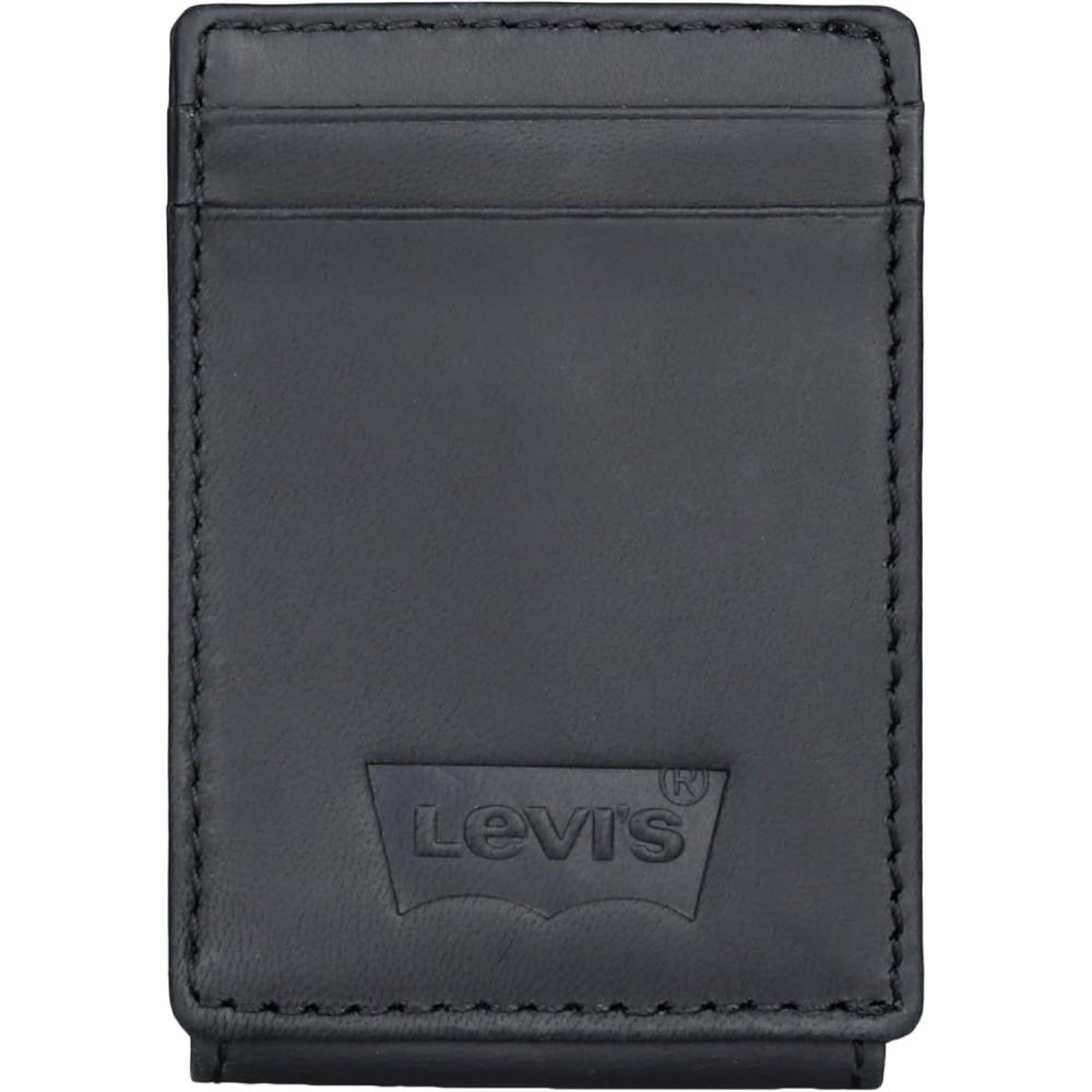 imageLevis mens RFID Slim Everyday Card Case WalletBlack