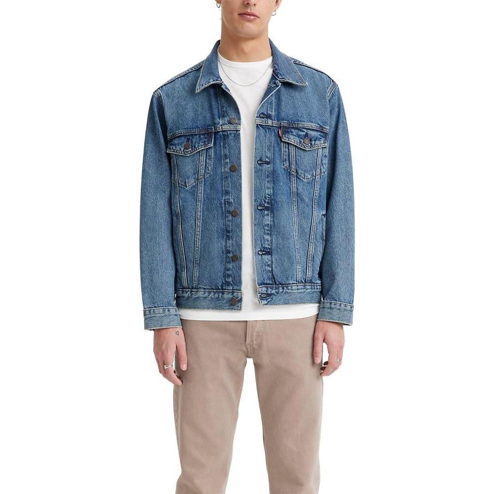 imageLevis mens Relaxed Fit TruckerWheeler