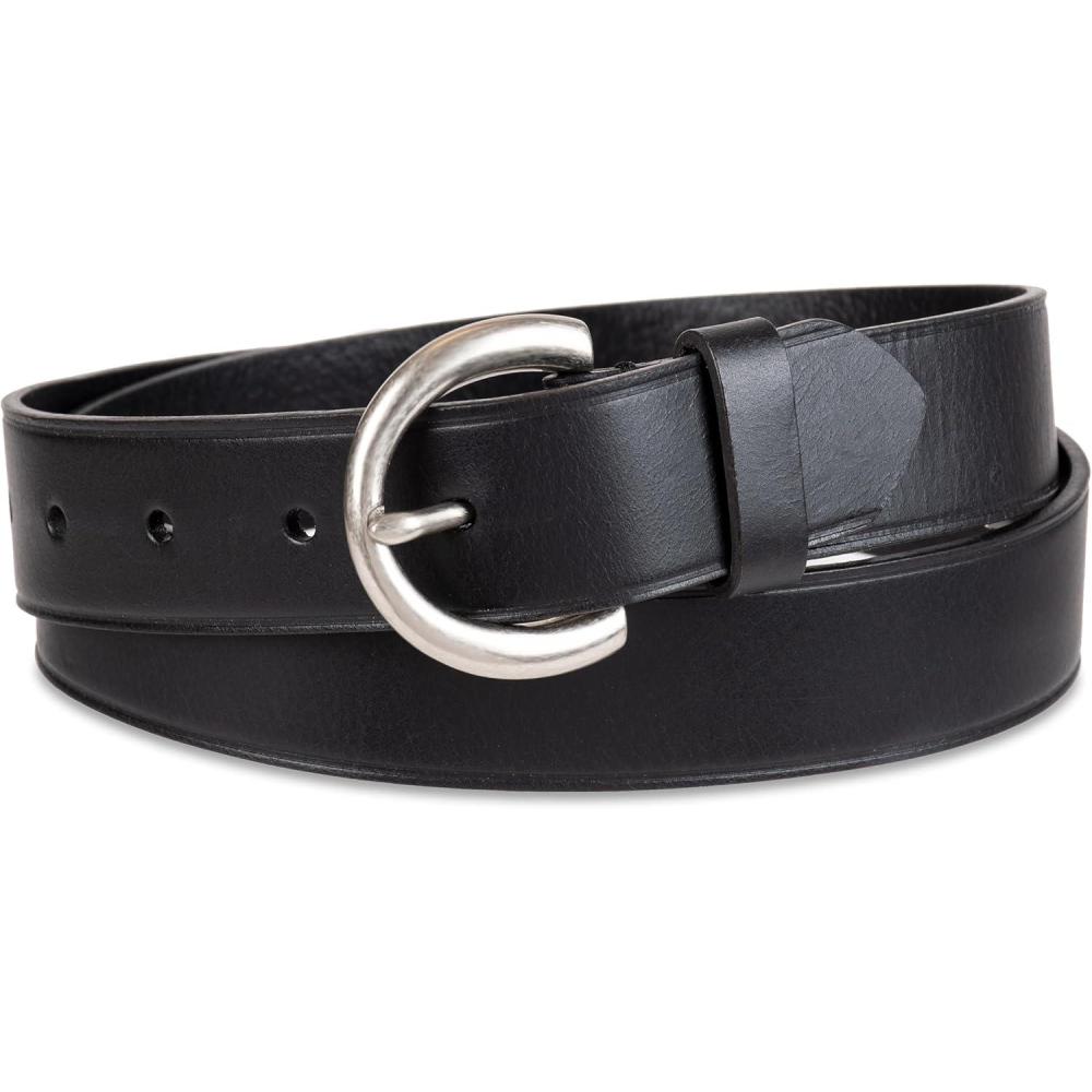 imageWomens Round Cut Edge Logo Loop Jean BeltBlack Rivet