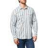 (New) Kassidy Printed Stripe Egret