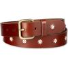 Cognac Floral Stitch