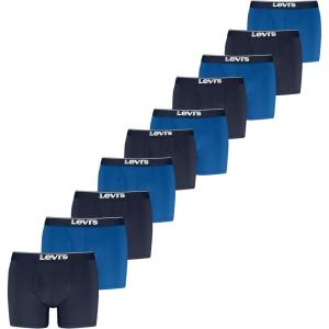 Levi’s Men’s 10-pack Microfiber Boxer Brief, Moisture Wicking, Ultra Soft Feel, Tag-free(Blue Combo)