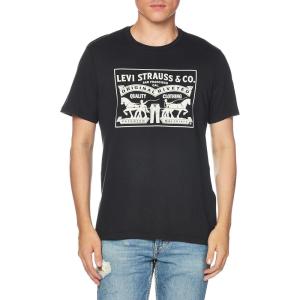 Levi’s Mens 2-Horse Graphic Tee(Mineral Black)