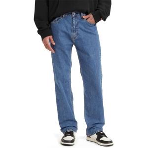 Levi’s Men’s 505 Regular Fit Jeans (Also Available in Big & Tall)(Blue Thrift – Medium Indigo Stonewash)