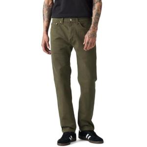 Levi’s Men’s 505 Regular Fit Jeans (Also Available in Big & Tall)(Olive Night Denim (Stretch))