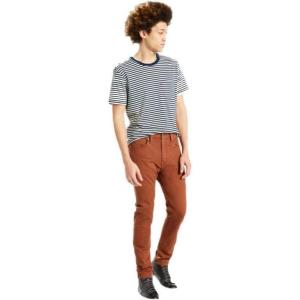 Levi’s Men’s 510 Skinny Fit Jeans(Rich Brown – Bull Denim – Stretch)