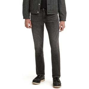 Levi’s Men’s 514 Straight Fit Cut Jeans (Also available in Big & Tall)(Midnight Worn – Black (Advanced Stretch))