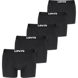 Levi’s Men’s 5-pack Boxer Brief, Soft Cotton, Tag-free, Breathable Comfort(Black Combo)