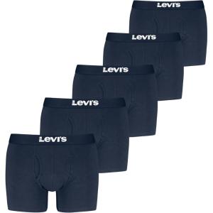 Levi’s Men’s 5-pack Boxer Brief, Soft Cotton, Tag-free, Breathable Comfort(Navy Combo)