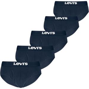 Levi’s Men’s 5-pack Brief, Soft Cotton, Tag-free, Breathable Comfort(Navy Combo)