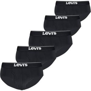 Levi’s Men’s 5-pack Microfiber Brief, Moisture Wicking, Ultra Soft Feel, Tag-free(Black Combo)