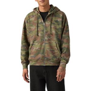 Levi’s Men’s Boxy Full Zip Hoddie((New) Ombre Camo Multi Camo)