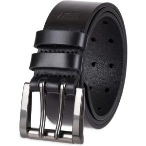 Levi’s Men’s Casual Everyday Jean Belt with Double Prong Buckle(Black)