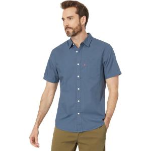 Levi’s Men’s Classic 1 Pocket Short Sleeve Button Up Shirt (Also Available in Big)(Vintage Indigo)