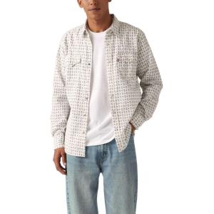 Levi’s Men’s Classic Western Shirt (Also Available in Big & Tall)(Milo Paisley Geo Egret)