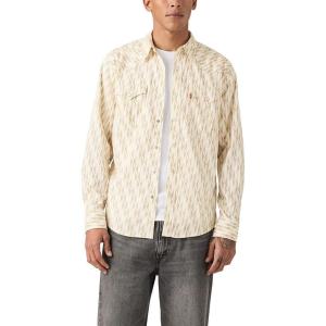 Levi’s Men’s Classic Western Shirt (Also Available in Big & Tall)((New) Broakes Geo Tiger’s Eye)