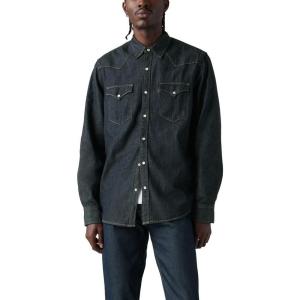 Levi’s Men’s Classic Western Shirt (Also Available in Big & Tall)((New) Rinse Takedown – Blue)