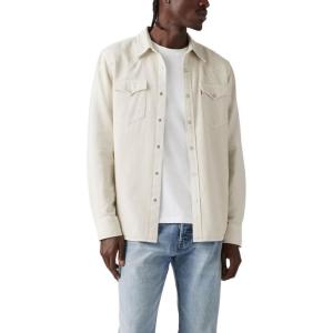 Levi’s Men’s Classic Western Shirt (Also Available in Big & Tall)(Stereo Silver Birch Garment Dye)