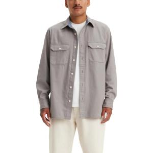 Levi’s Men’s Classic Worker Long Sleeve Shirt(Frost Gray)