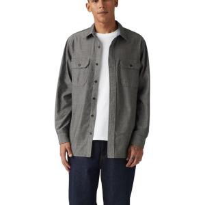 Levi’s Men’s Classic Worker Long Sleeve Shirt(Phillips Black Chambray)