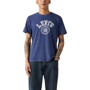 Levi’s Men’s Graphic Tee (Also Available in Big & Tall)(Crest Blue Depths)