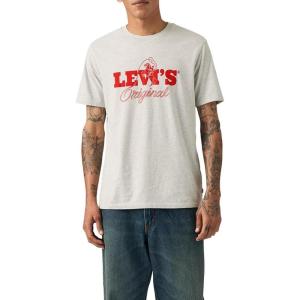 Levi’s Men’s Graphic Tee (Also Available in Big & Tall)((New) Light Heather Grey)