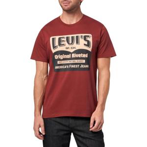 Levi’s Men’s Graphic Tee (Also Available in Big & Tall)(Riveted Russet Brown)