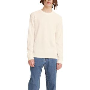 Levi’s Men’s Long Sleeve Relaxed Thermal Shirt(Egret)