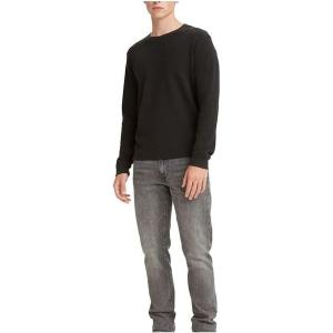 Levi’s Men’s Long Sleeve Relaxed Thermal Shirt(Mineral Black)