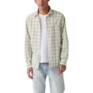 Levi’s Mens Overall(Leon Plaid Bright White)