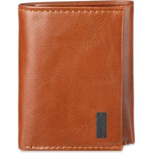 Levi’s Men’s RFID Trifold Wallet-Sleek and Slim Includes ID Window and Credit Card Holder(Tan Xcap)