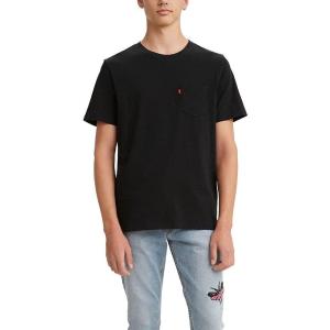 Levi’s Men’s Short Sleeve Classic Pocket Tee (Available in Big)(Mineral Black Slub)