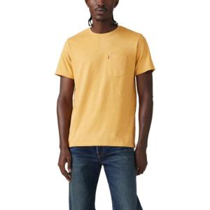 Levi’s Men’s Short Sleeve Classic Pocket Tee (Available in Big)(Ochre Jersey)