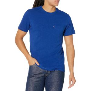 Levi’s Men’s Short Sleeve Classic Pocket Tee (Available in Big)(Sodalite Blue)
