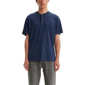 Levi’s Men’s Short Sleeve Henley Tee(Naval Academy)