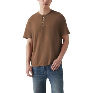 Levi’s Men’s Short Sleeve Henley Tee(Rain Drum)