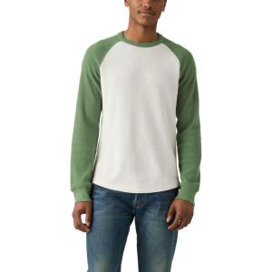 Levi’s Men’s Thermal Raglan Crewneck(Laurel Wreath)