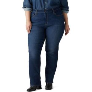 Levi’s Women’s 724 High Rise Straight Jeans (Plus Size)(Chelsea Carbon Glow)