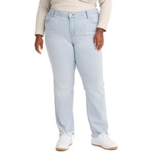 Levi’s Women’s 724 High Rise Straight Jeans (Plus Size)(Slate Scan – Light Indigo)