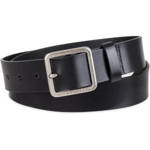 Levi’s Women’s Casual Leather Belt With Square Buckle – Stylish Jeans & Dress Belt (Regular & Plus Sizes)(Black Elevated)